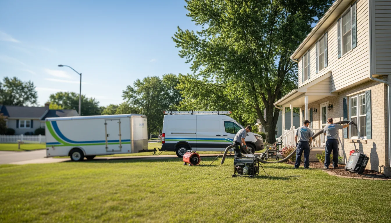 Flooded Basement Restoration And Cleanup With Repair in Byron Center, MI near me